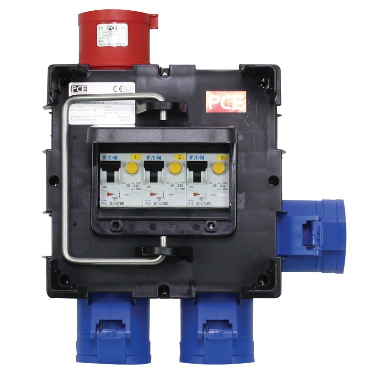 IMST Distribution Box 32A 415V In, 3 x 32A 240V Out (9030183)