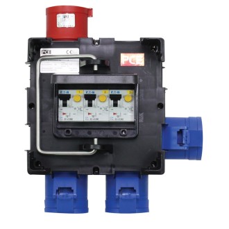 IMST Distribution Box 32A 415V In, 3 x 32A 240V Out (9030183)