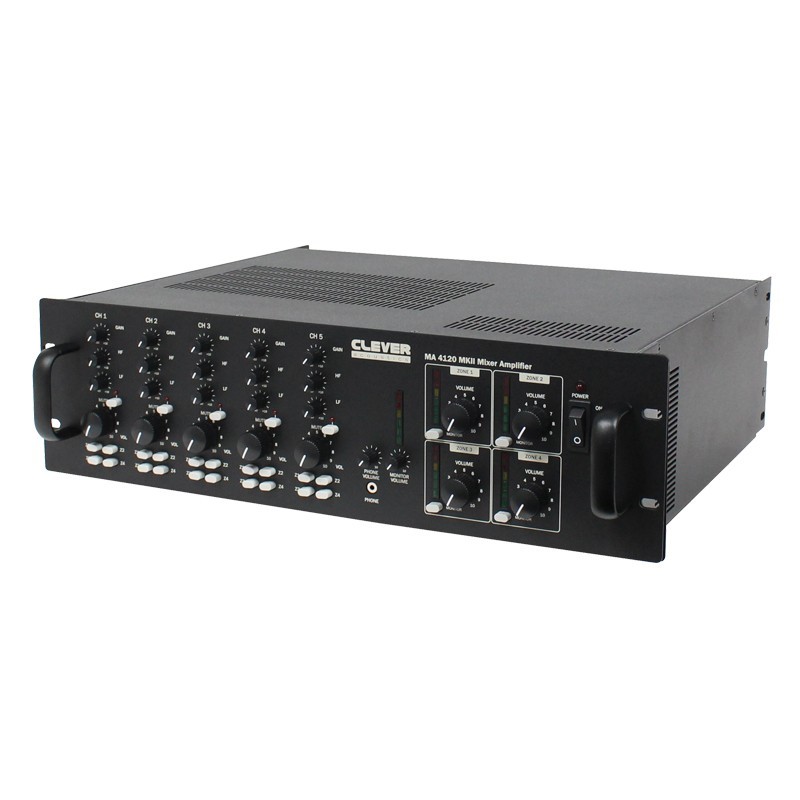 MA 4120 MKII 480W 4 Zone Mixer Amplifier