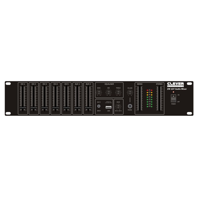 ZM 107 Rackmount Audio Mixer