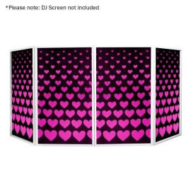 DJ Screen Heart Design Lycra (4 Pack)