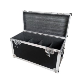 Slimline 1T100, 12HEX12, UV 50W COB/Intense Slim Par x 4 Road Case