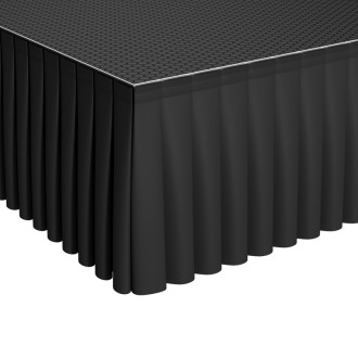 GT Stage Deck Polyester Skirt 20 x 105cm Pleated