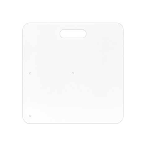 Curtain Call Pipe and Drape 450 x 450mm White Base Plate (Requires Spigot)