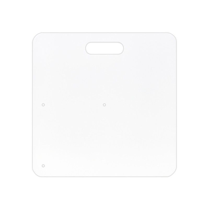 Curtain Call Pipe and Drape 450 x 450mm White Base Plate (Requires Spigot)
