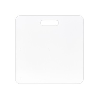 Curtain Call Pipe and Drape 450 x 450mm White Base Plate (Requires Spigot)