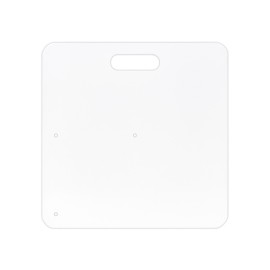 Curtain Call Pipe and Drape 450 x 450mm White Base Plate (Requires Spigot)