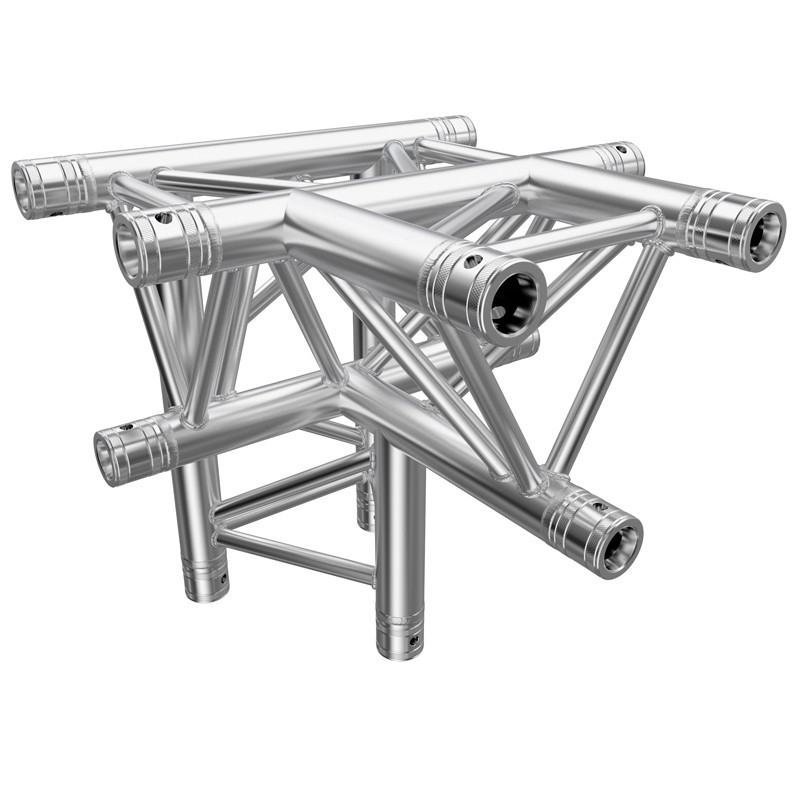 F33 Standard 4 Way T Piece Apex Down