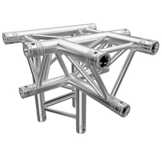 F33 Standard 4 Way T Piece Apex Down