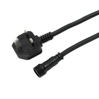 Exterior Spectra Series 2m UK Plug - Power 3-Pin Female