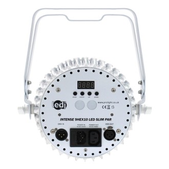 Intense 9HEX10 LED Slim Par White Housing