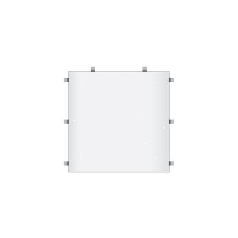 White Starlit 2ft x 2ft Dance Floor Panel (3 sided)