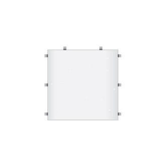 White Starlit 2ft x 2ft Dance Floor Panel (3 sided)