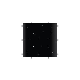 Black Starlit 2ft x 2ft Dance Floor Panel (4 sided)
