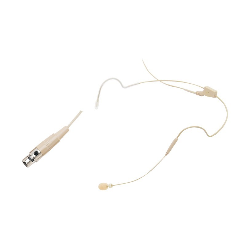 Fixed Boom Headset Mic - 3 Pole Mini XLR