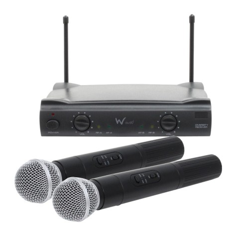 RM 10 Twin Handheld VHF Radio Microphone System (173.8Mhz/175.0Mhz)