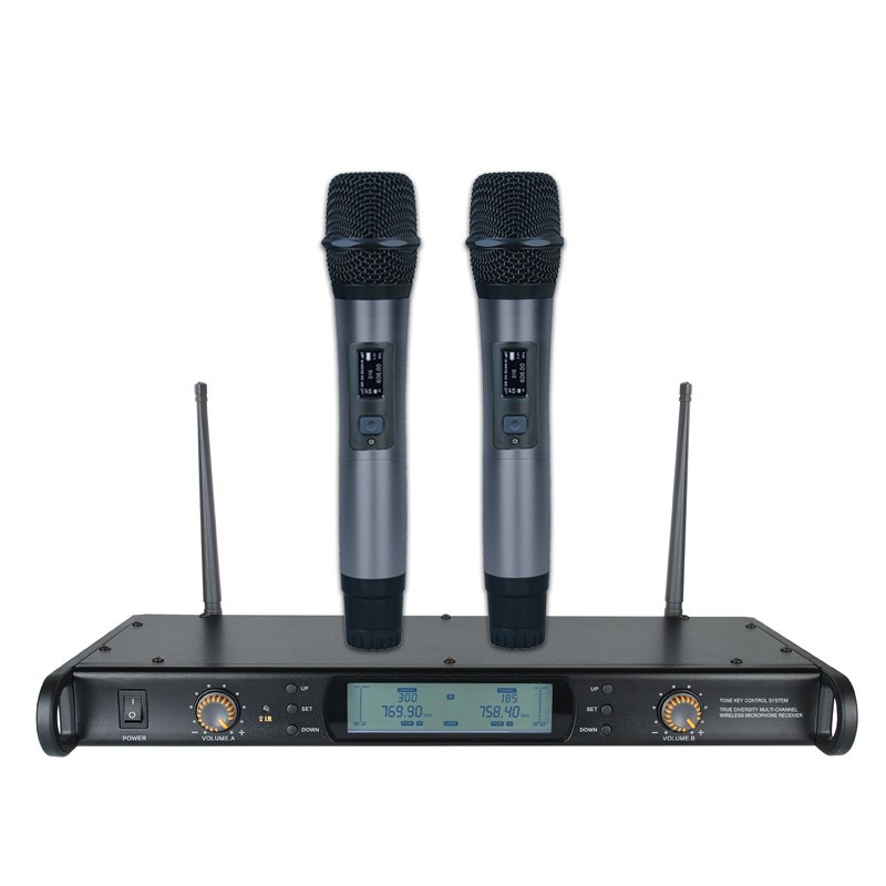 DTM 600H Twin Handheld Diversity System (606.0Mhz-614.0Mhz)