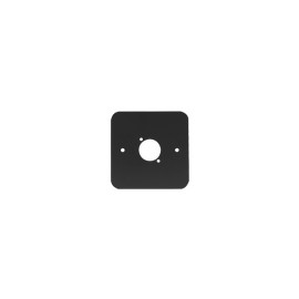 Single Gang D Type Wall Plate, Black (81511-RC)