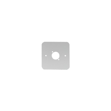 Single Gang D Type Wall Plate, Silver (81511-RCS)