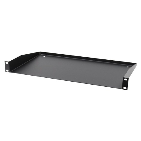 1U 19'' Rack Mount Shelf, Black (R1194/1UK)