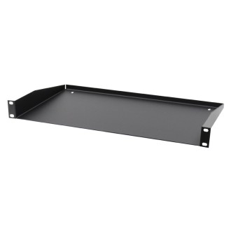 1U 19'' Rack Mount Shelf, Black (R1194/1UK)