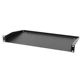 1U 19'' Rack Mount Shelf, Black (R1194/1UK)