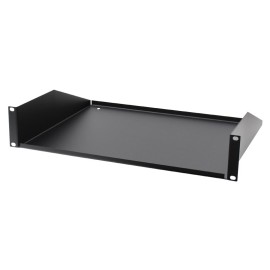 2U 19'' Rack Mount Shelf, Black (R1194/2UK)