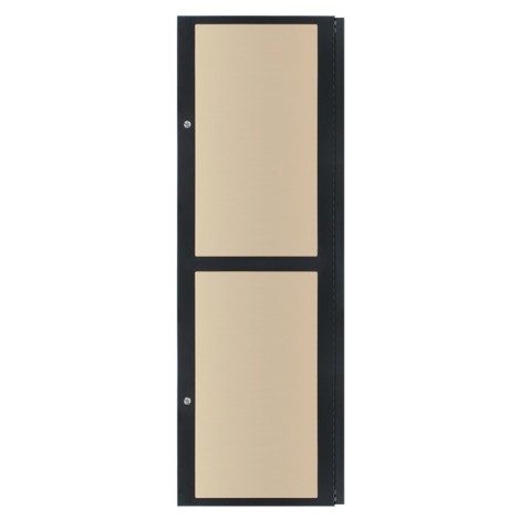35U Smoked Polycarbonate Rack Door (R8450/35)