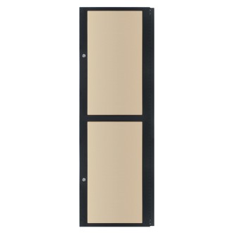 35U Smoked Polycarbonate Rack Door (R8450/35)