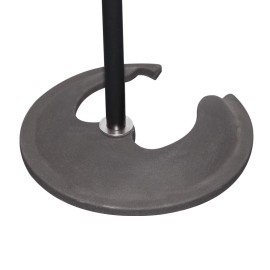 Microphone Stand With Round Stacking Base