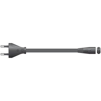 Mercury EURO Figure 8 Mains Lead 2-pin plug 1.5m Black