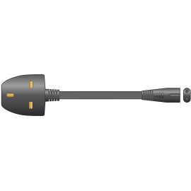 Mercury UK Plug to Fig8 Mains Power Lead