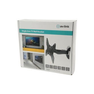 Avlink Full Motion Single Arm TV Wall Bracket