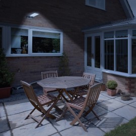 Lyyt Solar LED Motion Sensor Security Light Black