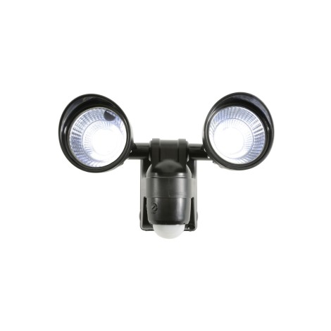 Lyyt Battery Twin LED Floodlight with PIR