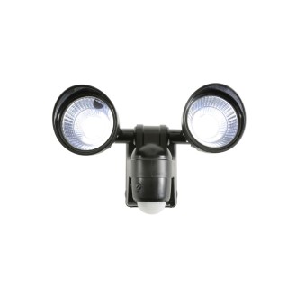 Lyyt Battery Twin LED Floodlight with PIR