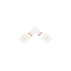 Lyyt 10mm single colour LED tape L connector - pack of 5