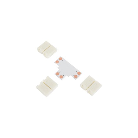 Lyyt 10mm single colour LED tape T connector - pack of 5