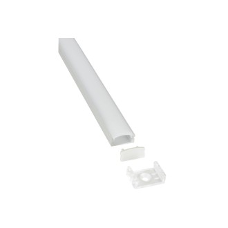 Lyyt Aluminium LED tape profile 2m - short crown