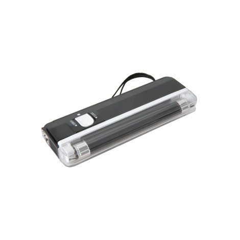 Qtx Lamp with built in black light projector - black