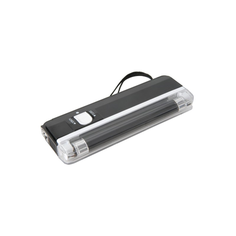 Qtx Lamp with built in black light projector - black