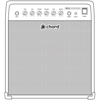 Chord CB-25 bass combo - 8in, 25W