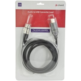 Chord XLRF to USB converter lead