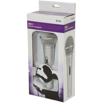 Qtx DM11S dynamic microphone - silver