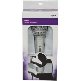 Qtx DM11S dynamic microphone - silver