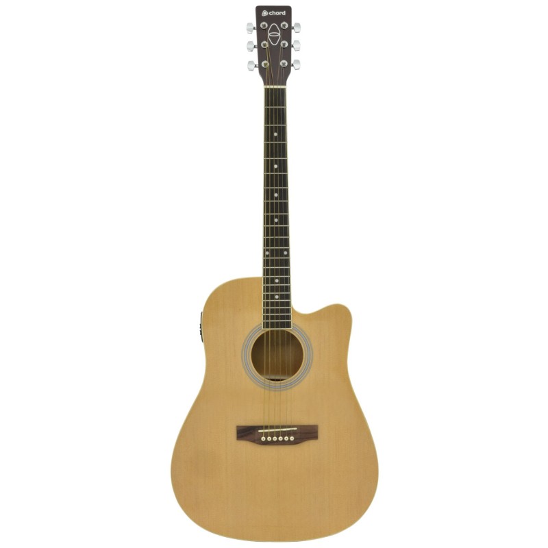 Chord CW26CE electro western guitar - natural