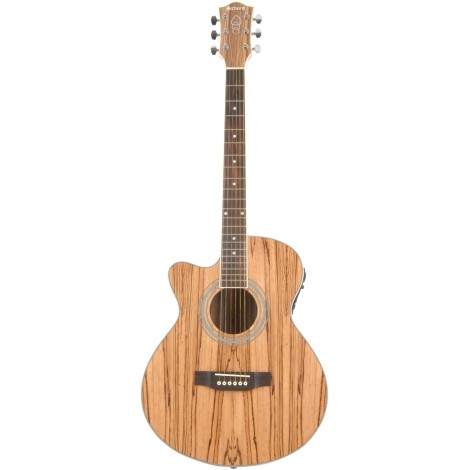 Chord N5Z-LH Native Zebrano electro-acoustic guitar left-hand