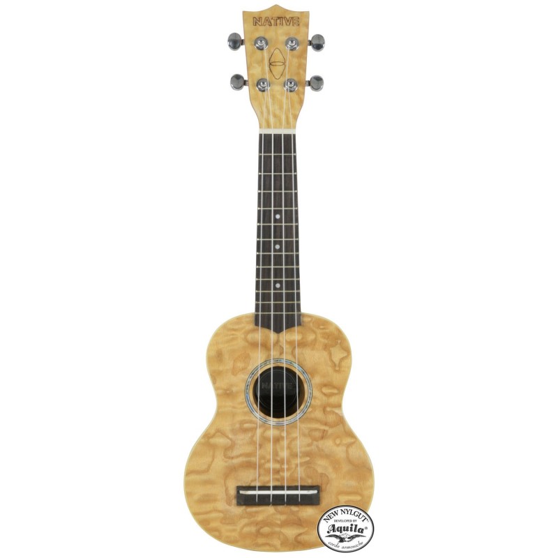 Chord Native Soprano Ukulele Curly Ash