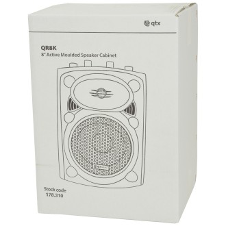 Qtx QR8K active moulded speaker cabinet - 80Wmax