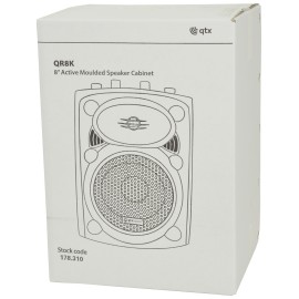 Qtx QR8K active moulded speaker cabinet - 80Wmax